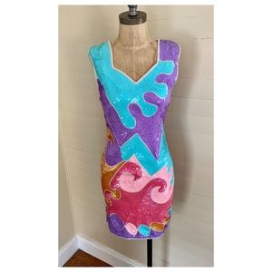 Retro Sequin Dress by Fieri of New York (vintage)